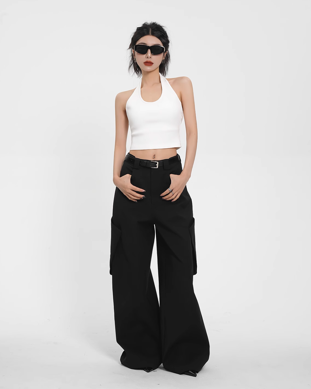 Wide Cargo Pants SRS0297