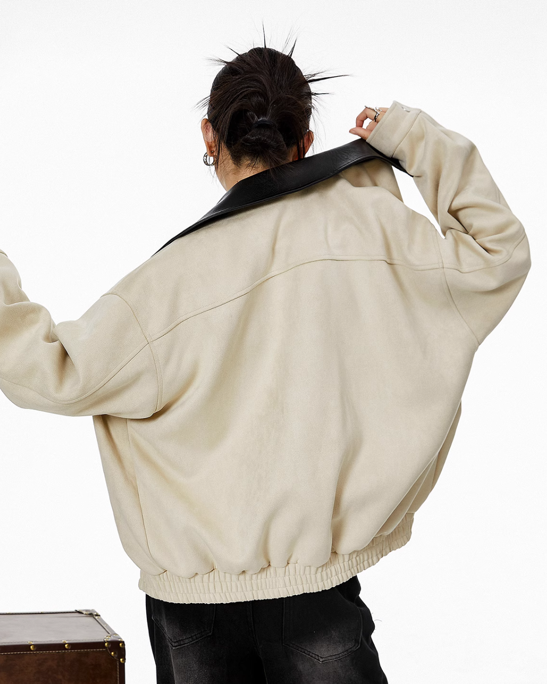 Contrast Color Pocket Jacket ICM0068