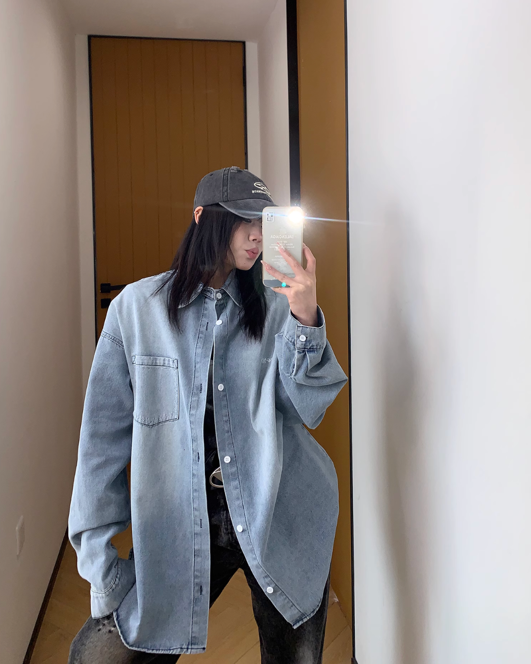 Retro Loose Denim Shirt YLS0826
