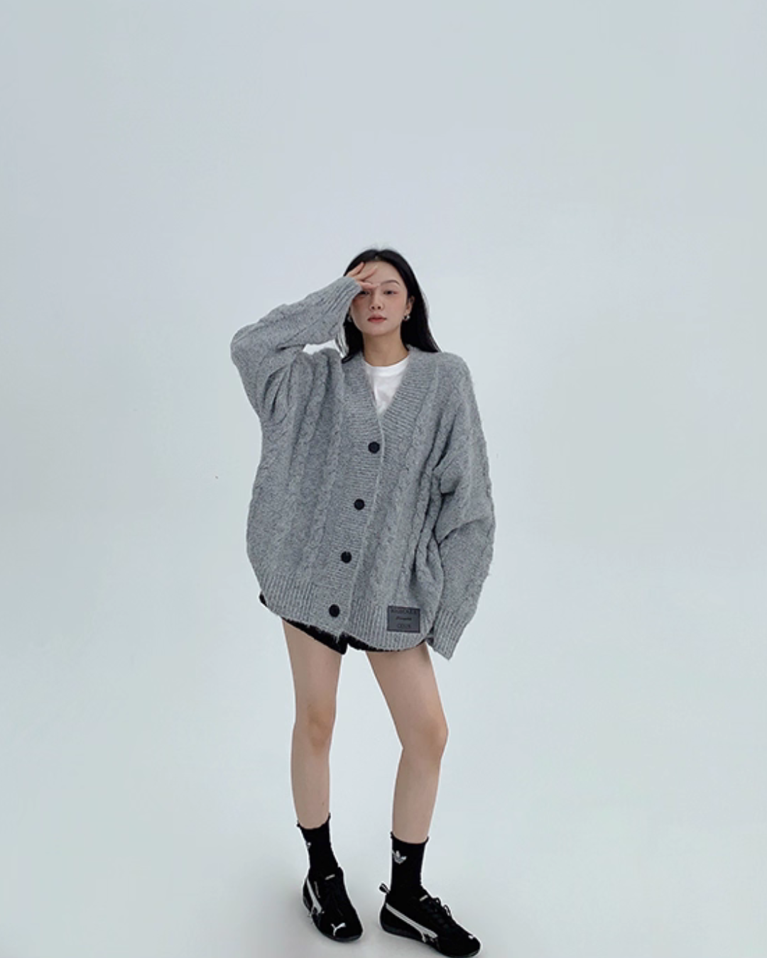 Cable Knit Cardigan YLS0961