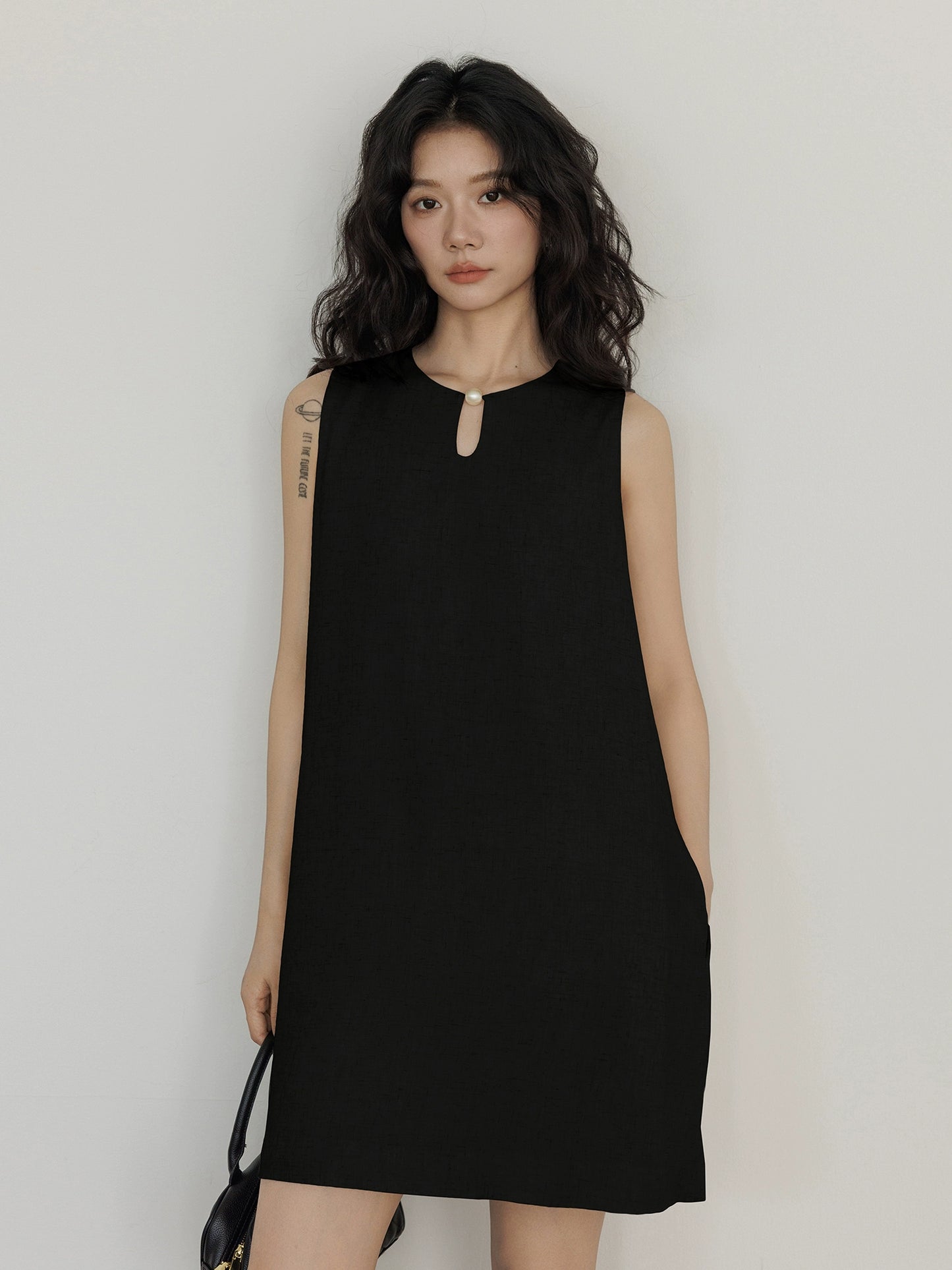 Linen Sleeveless Dress VAS0027