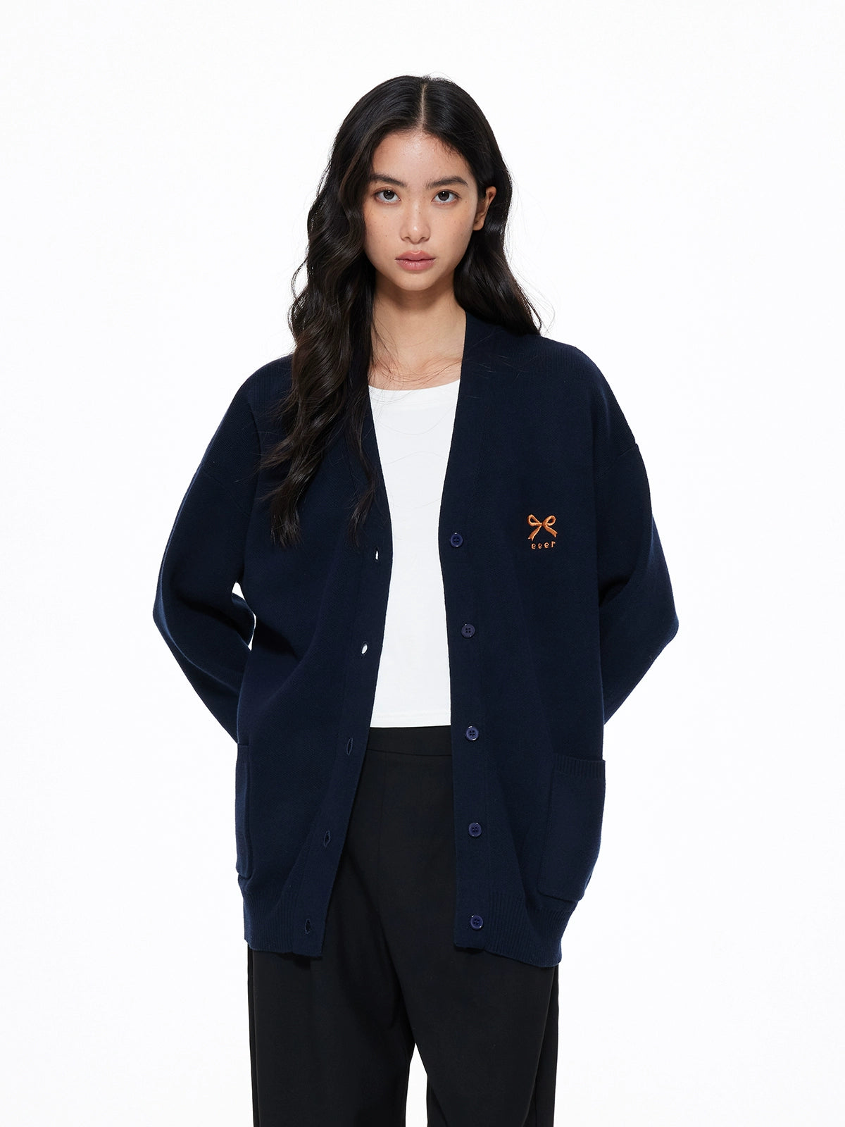 V-Neck Knit Cardigan UDS0005