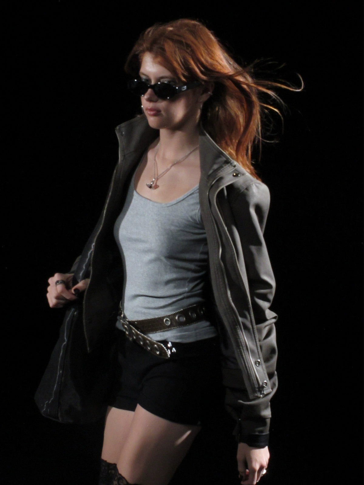 Double Zip Stand Collar Jacket WAT0004