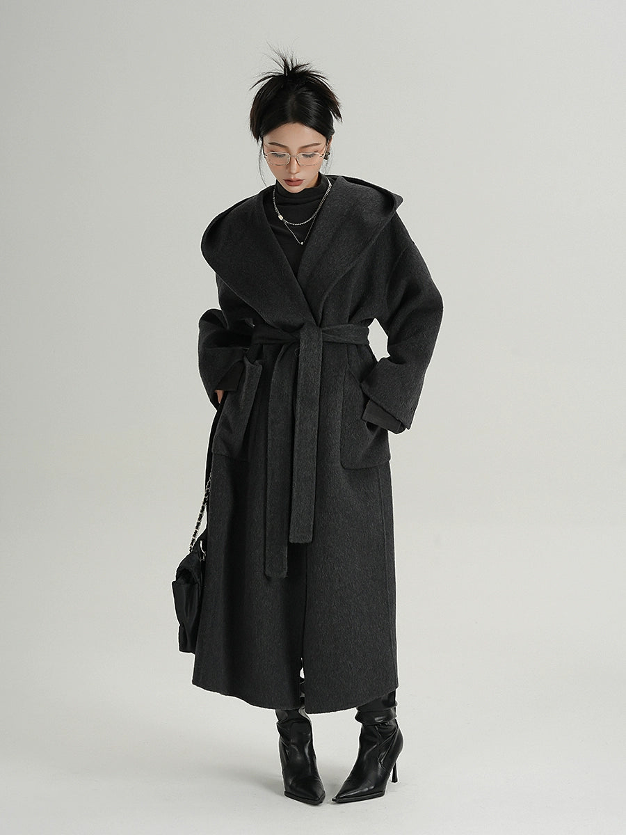 Belt Design Classic Long Coat SRS0318
