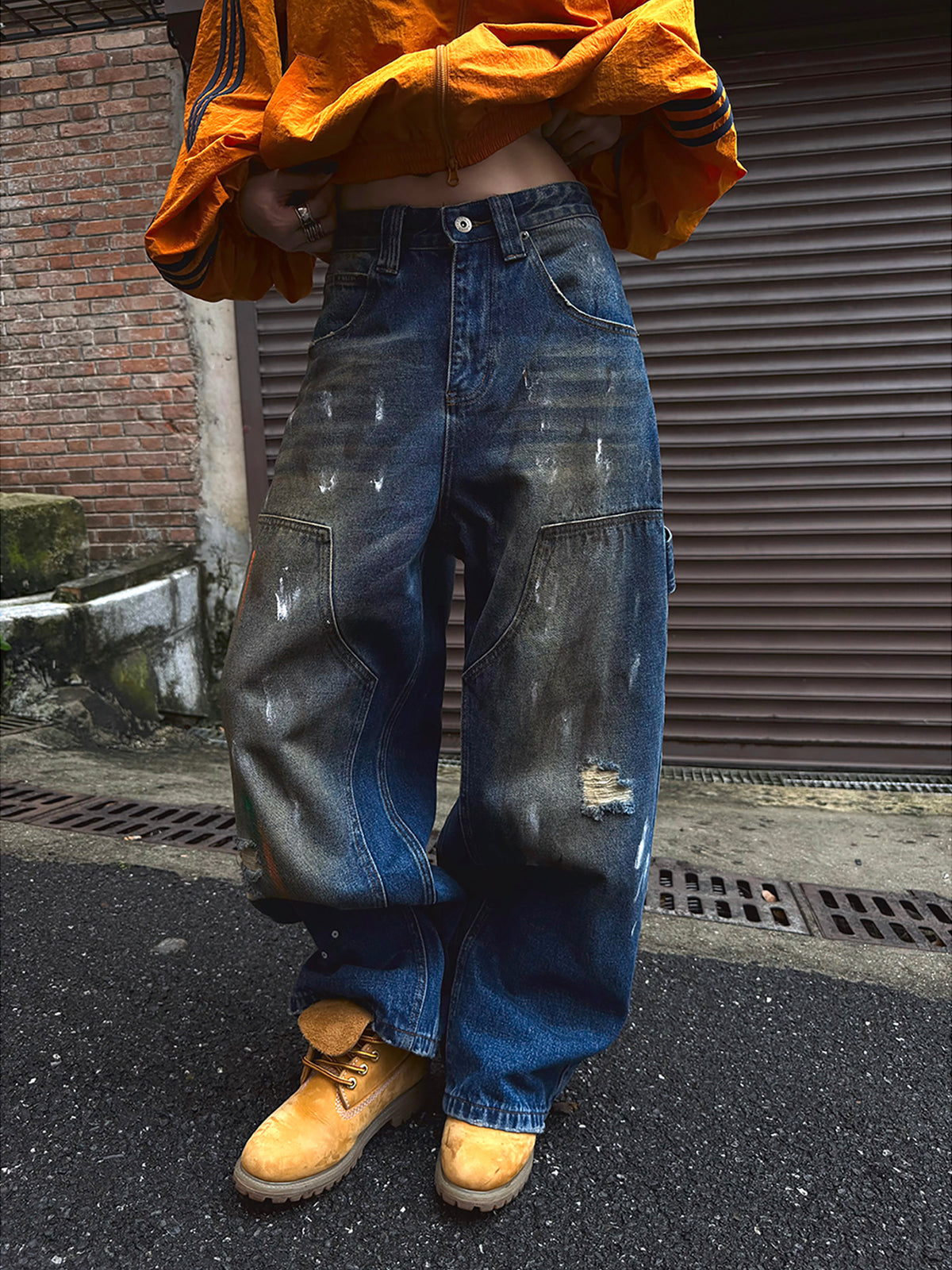 Paint-Splatter Jeans WWP0006
