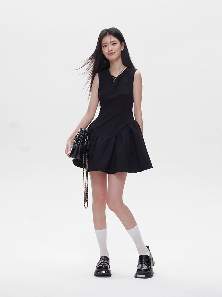 Round Neck Sleeveless Dress AMO0004