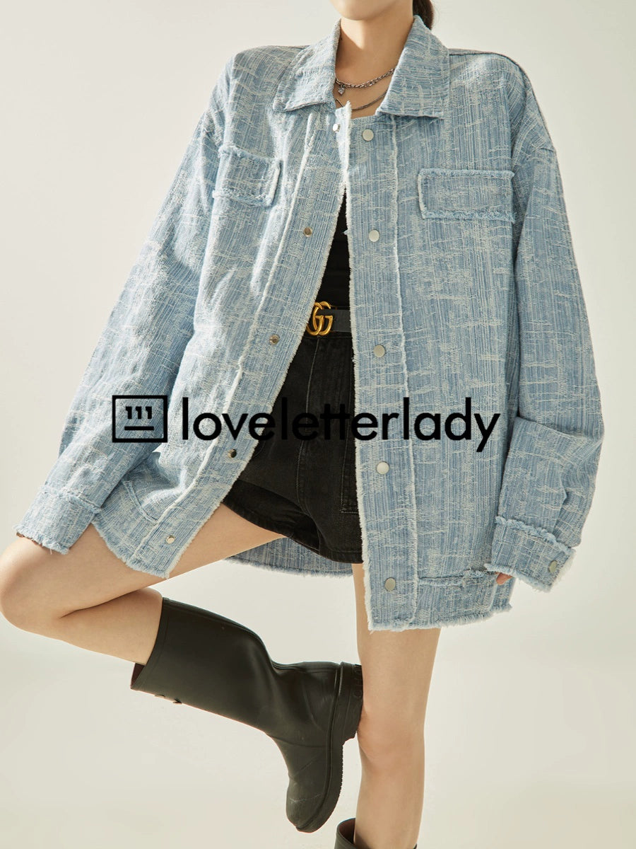 Retro Blue Denim Jacket LLA0306