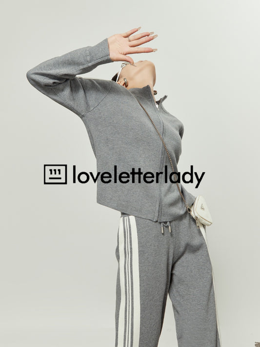 Sideline Knit Jacket & Knit Pants LLA0406