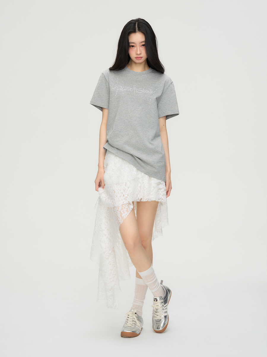 Tiered Lace Frill Skirt PUC0020