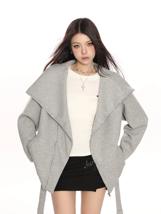 Big Collar Zip Jacket BGS0020