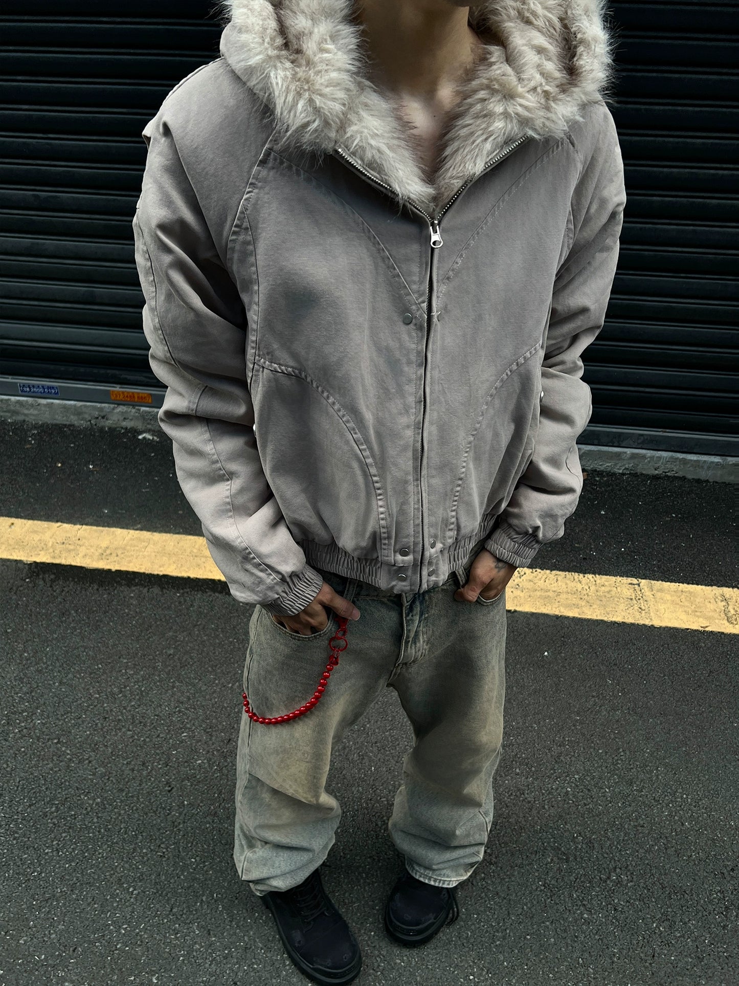 Fur Blouson Jacket FLG0011