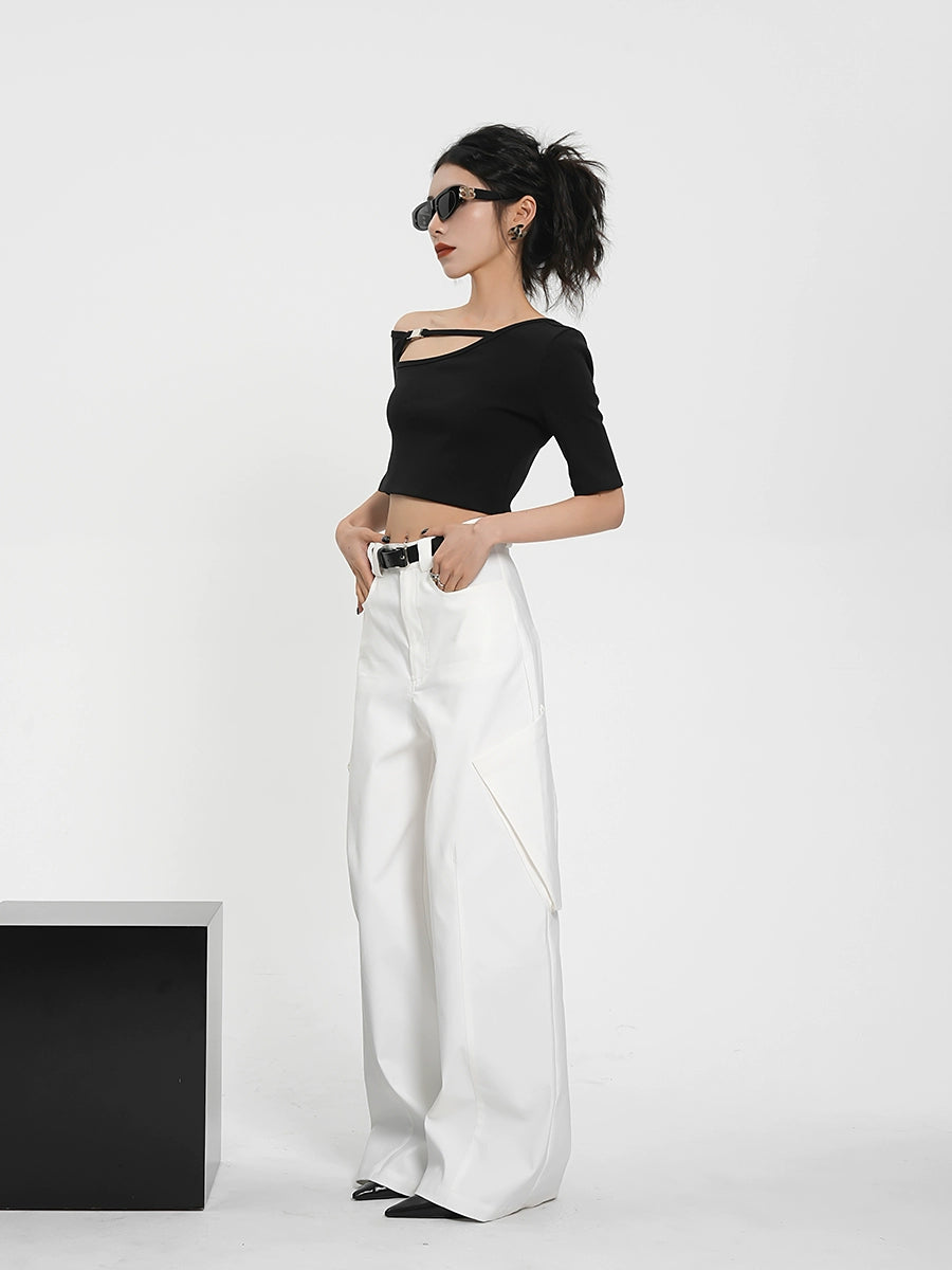 Wide Cargo Pants SRS0297