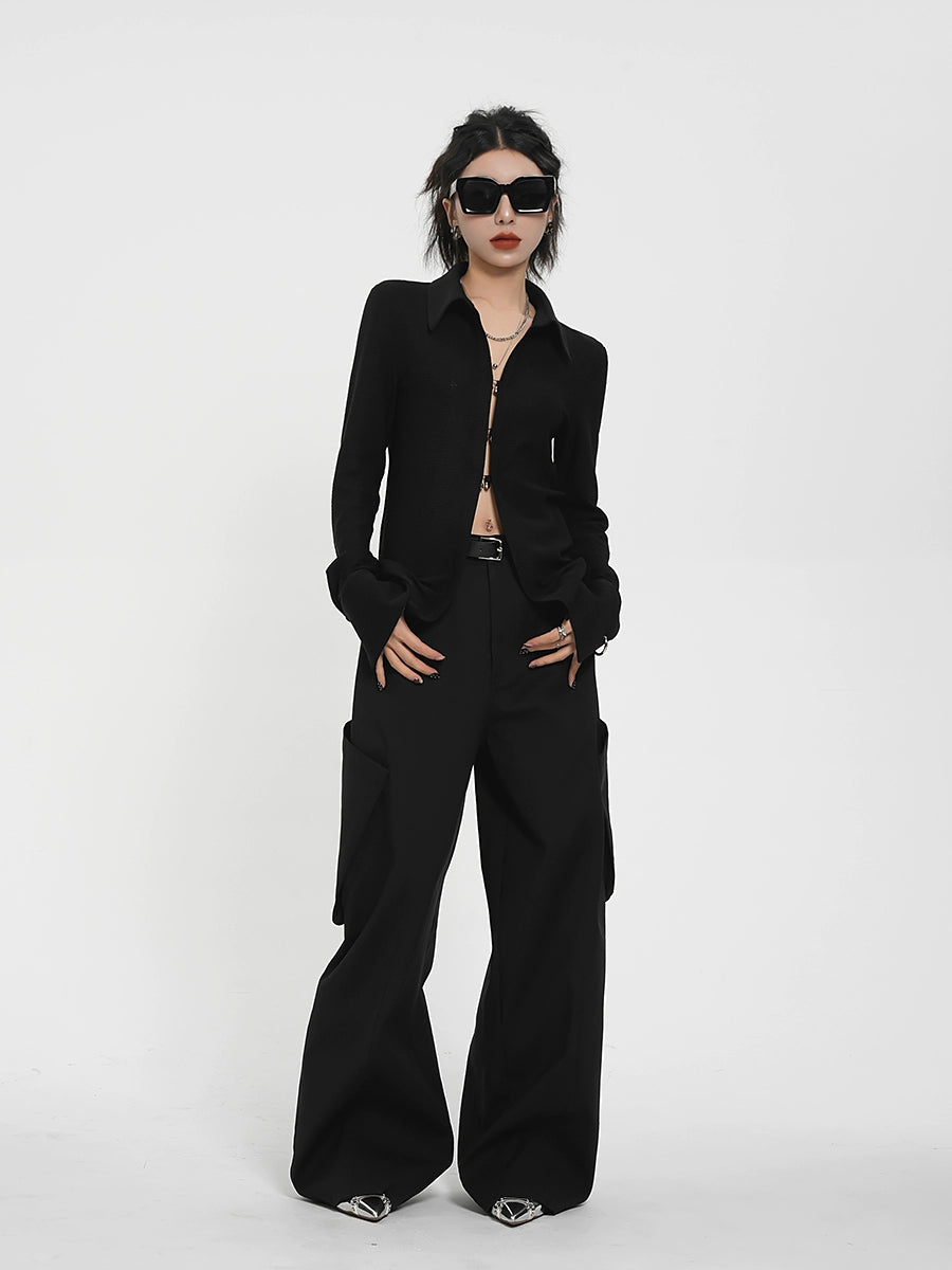 Wide Cargo Pants SRS0297