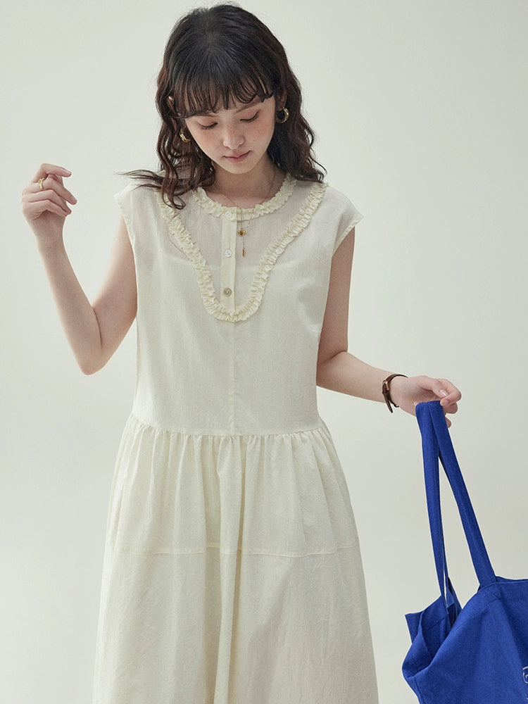 Cotton Long Dress AMU0017