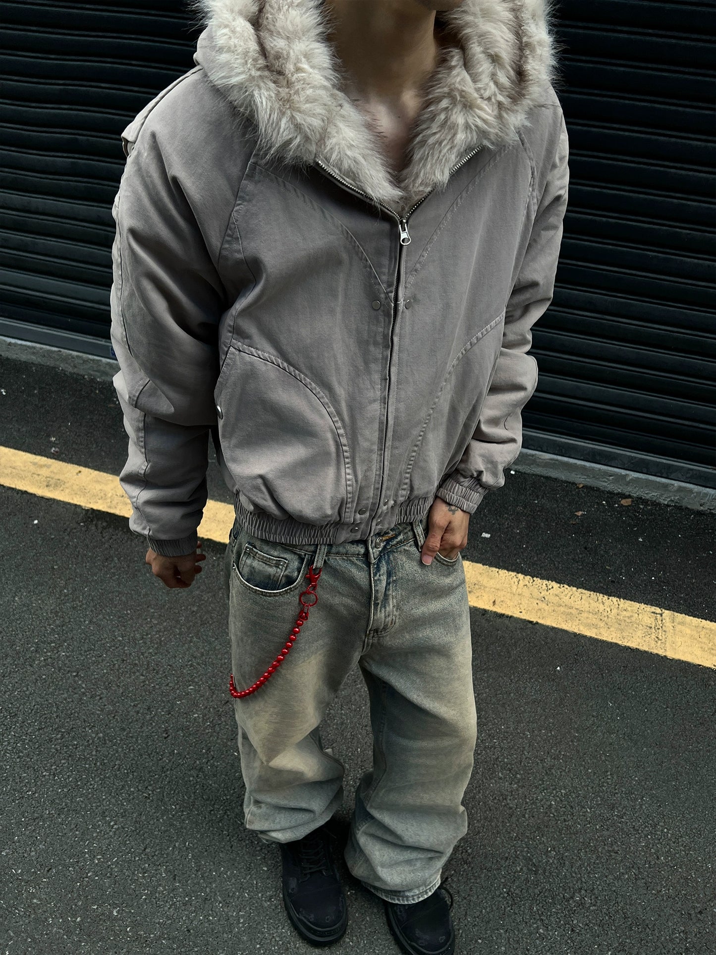 Fur Blouson Jacket FLG0011