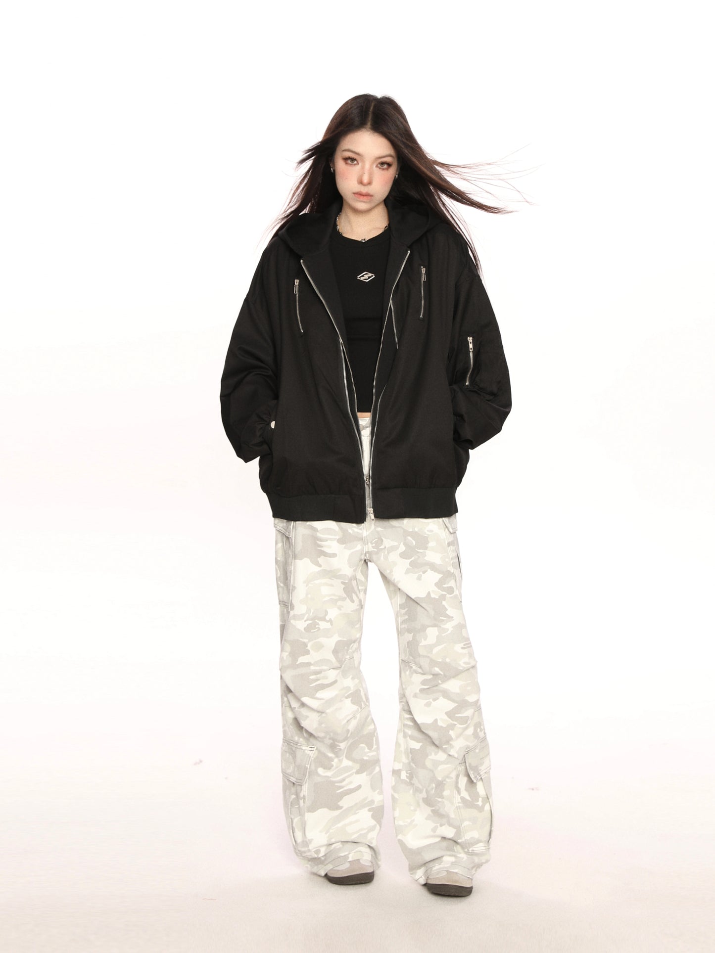 Layered Style Zip Jacket BGS0017