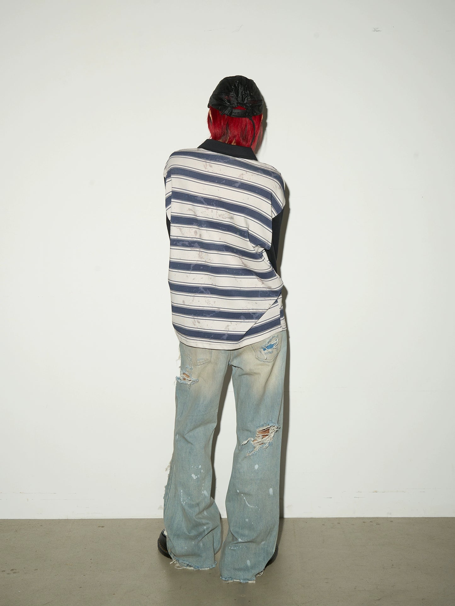 Polo Neck Long Sleeve T-Shirt MCY0013