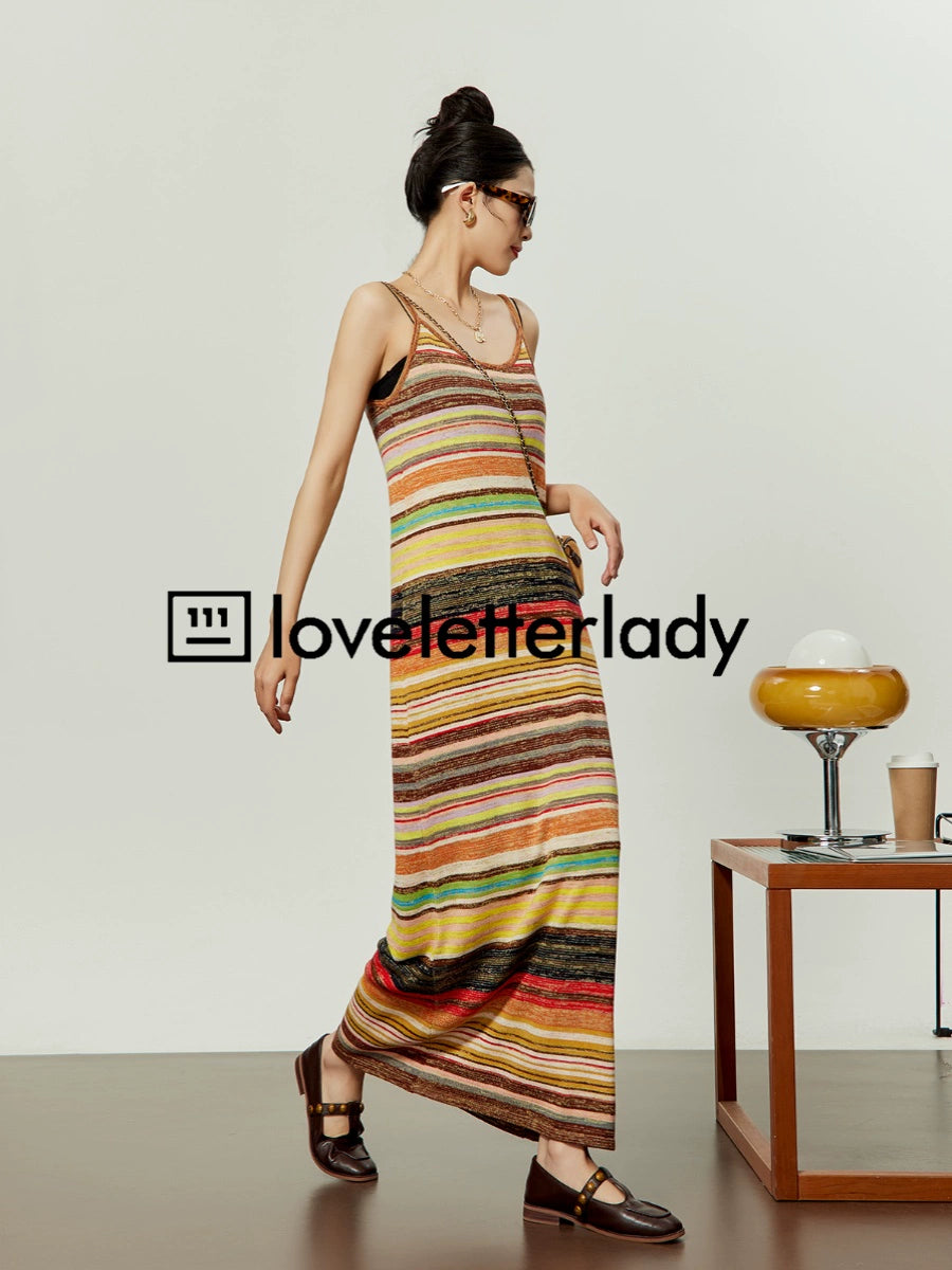 Ethnic Border Cami Dress LLA0125