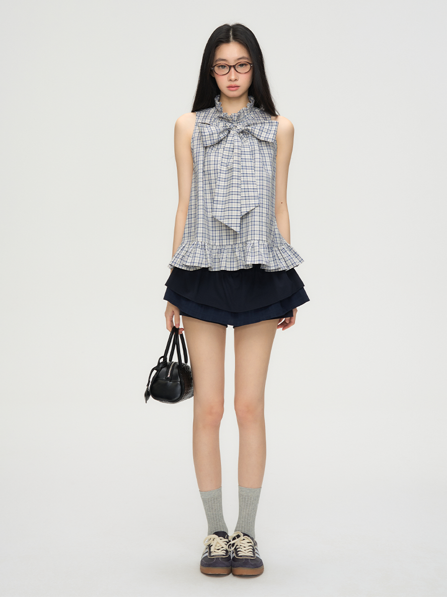 Paid Bow Tie Lace Top PUC0015