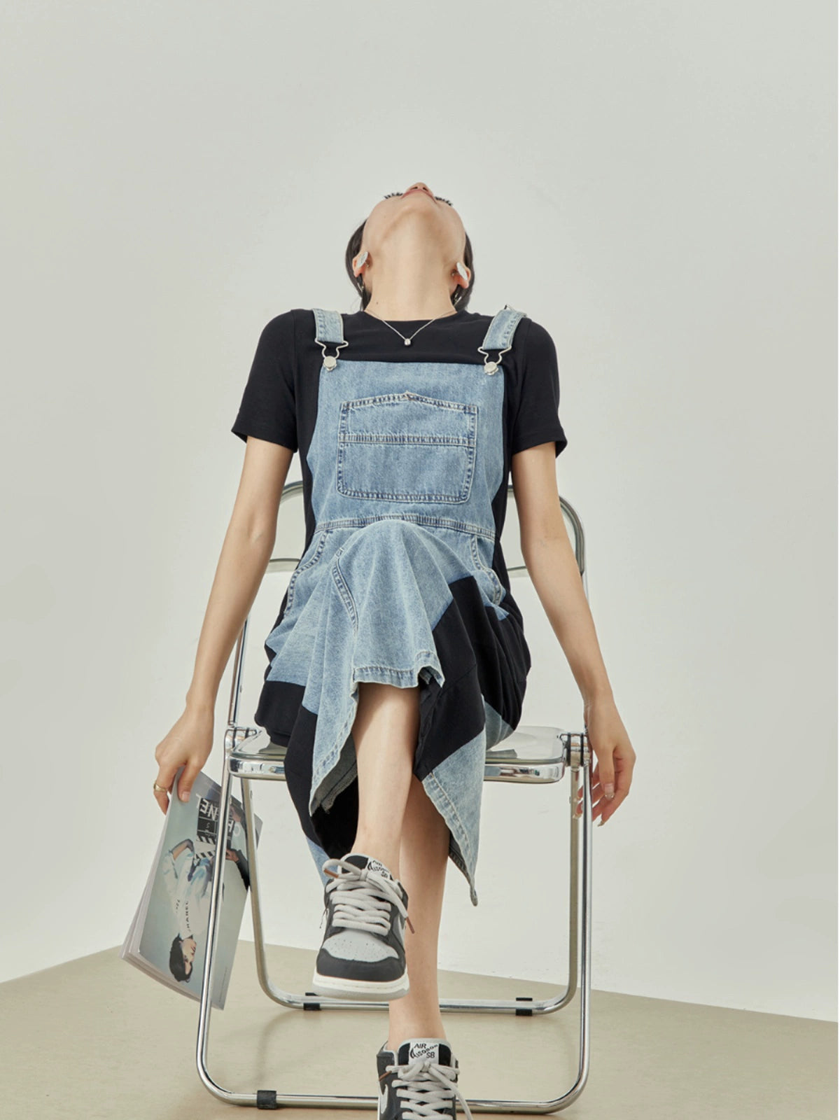 Salopette Style T-shirt dress LLA0079