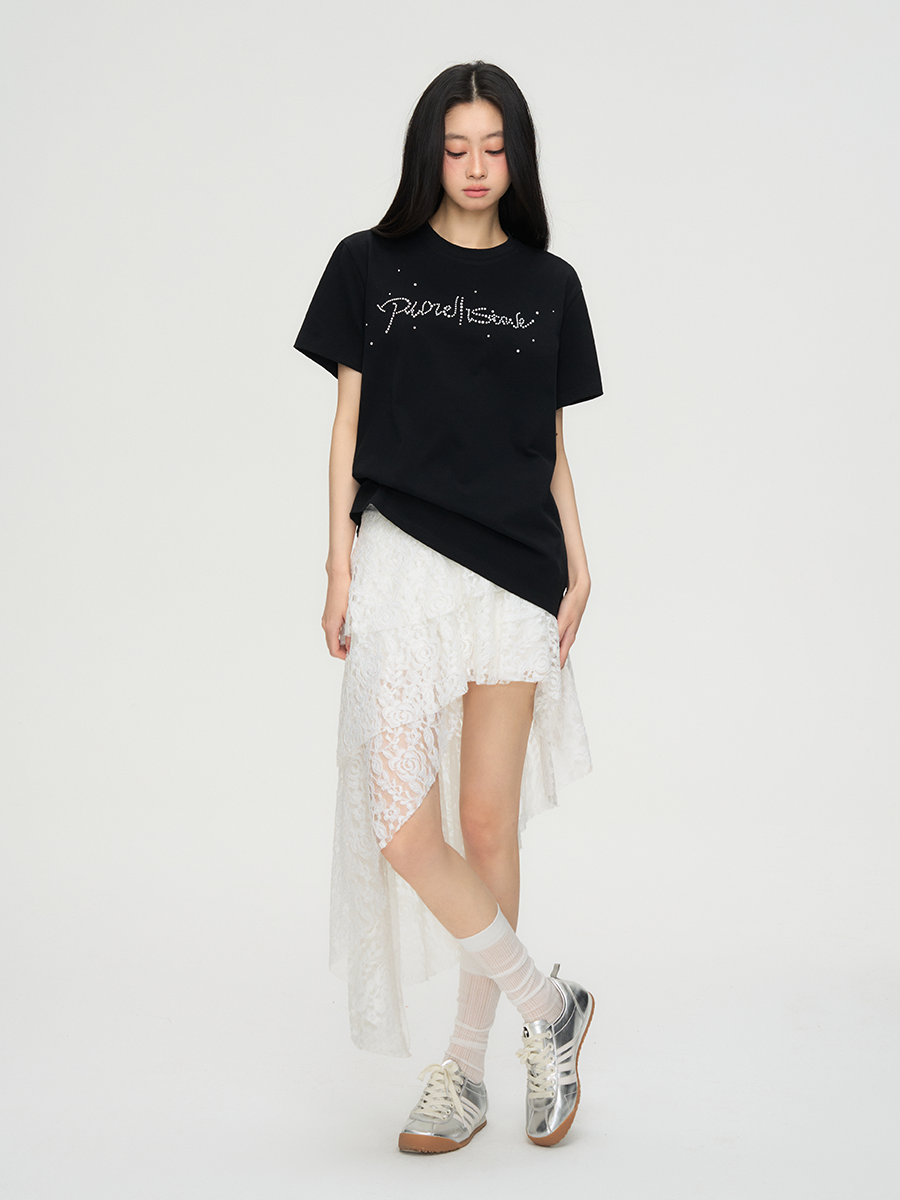 Tiered Lace Frill Skirt PUC0020
