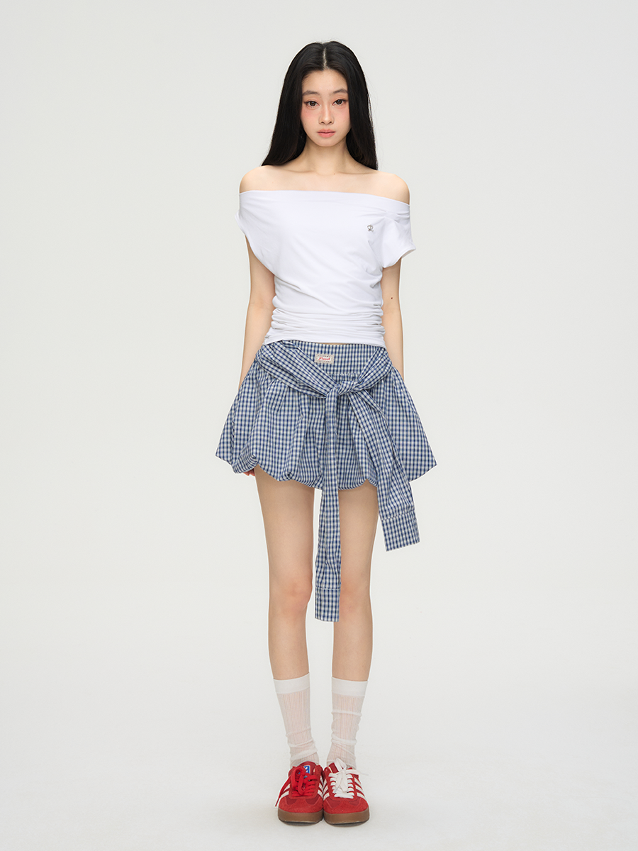 Paid Balloon Mini Skirt PUC0016