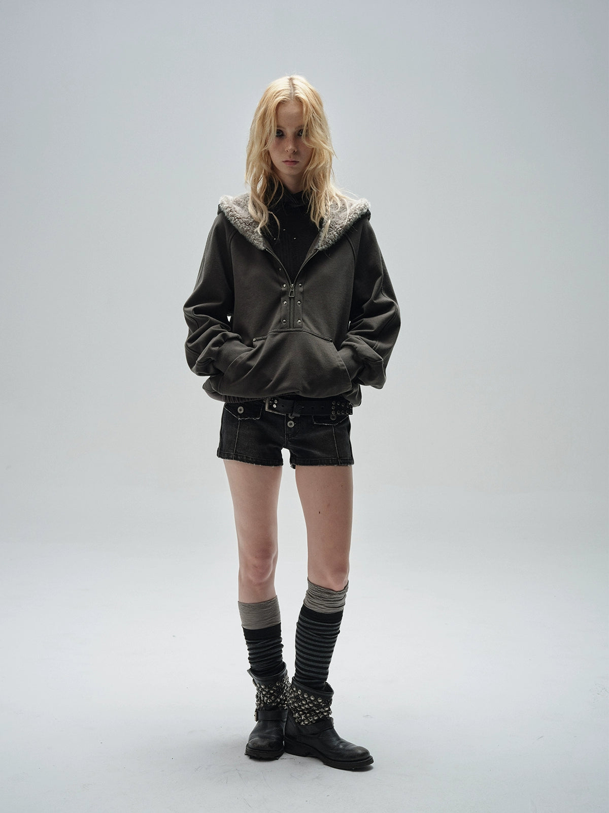 Low Rise Washed Shorts Pants WAT0006