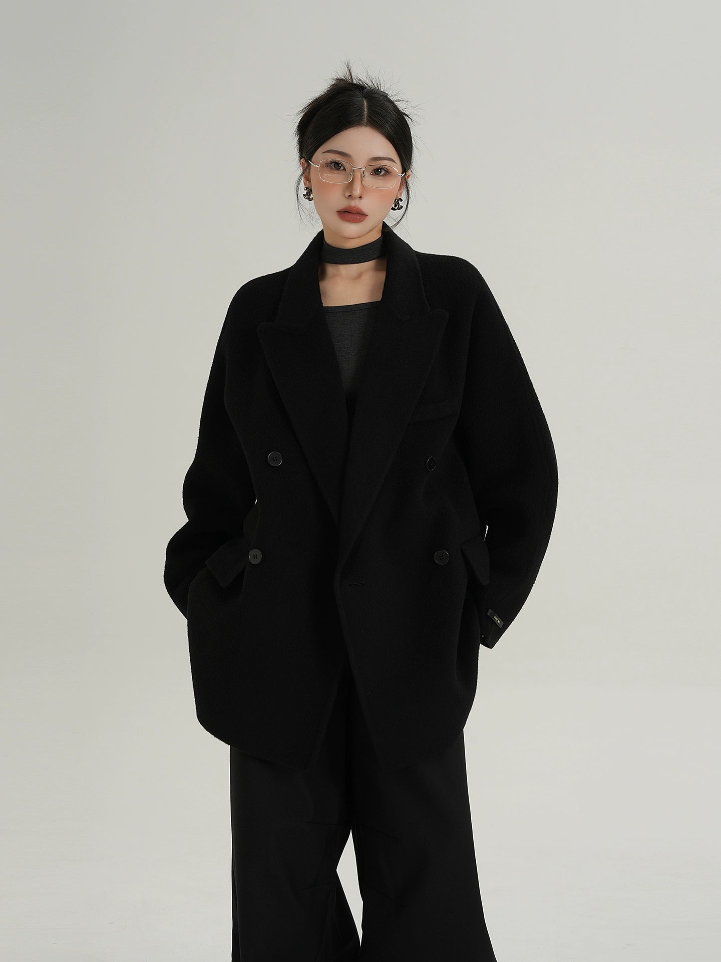 Wool Short Coat SRS0395 – AuroraBoutique