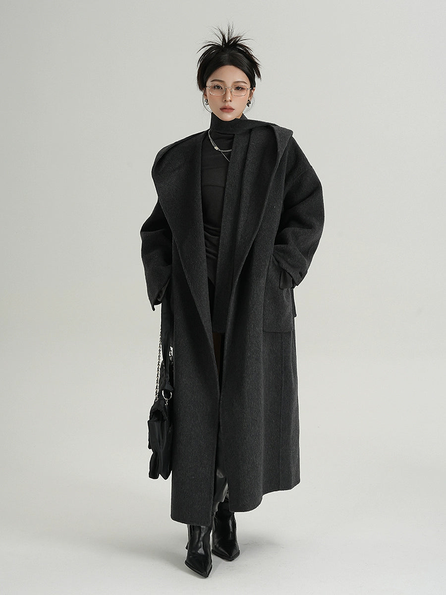 Belt Design Classic Long Coat SRS0318