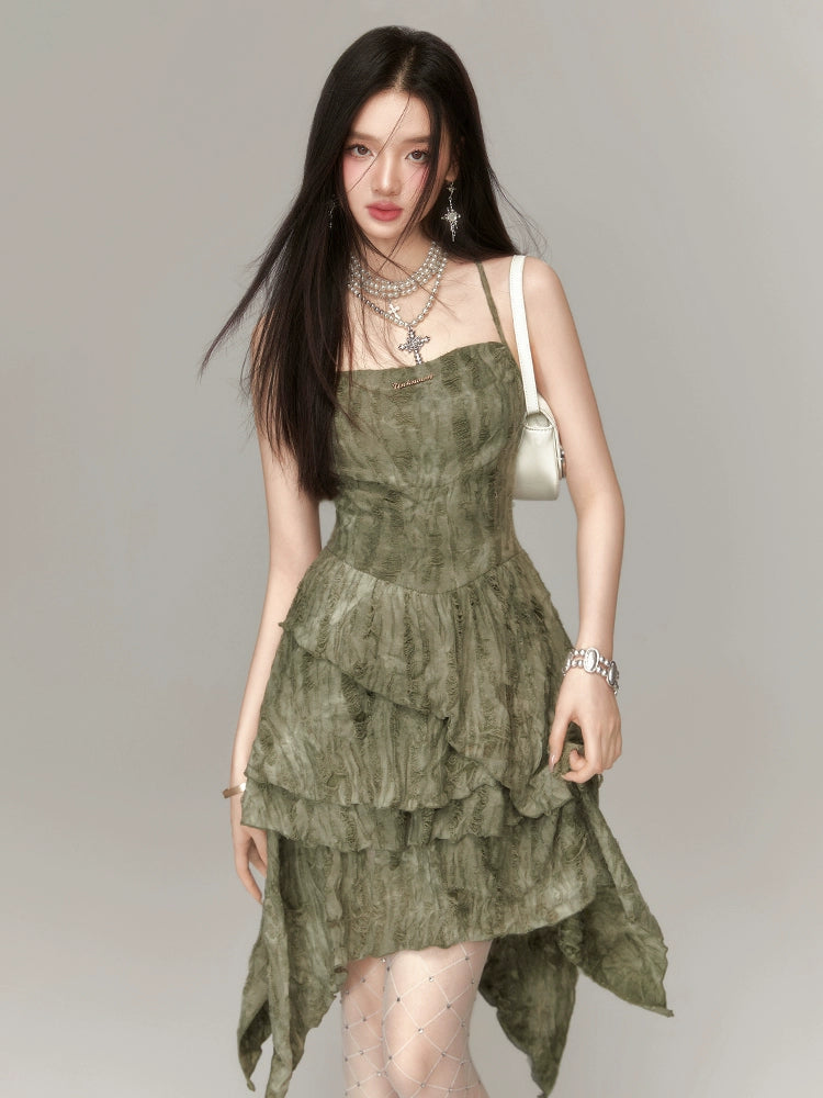 Back Open Flared Cami Dress EPU0014 Back Open Flared Cami Dress EPU0014