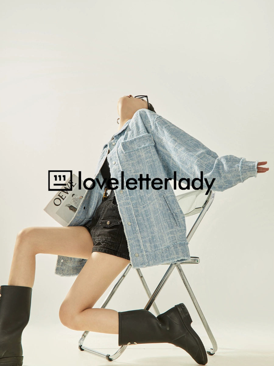 Retro Blue Denim Jacket LLA0306