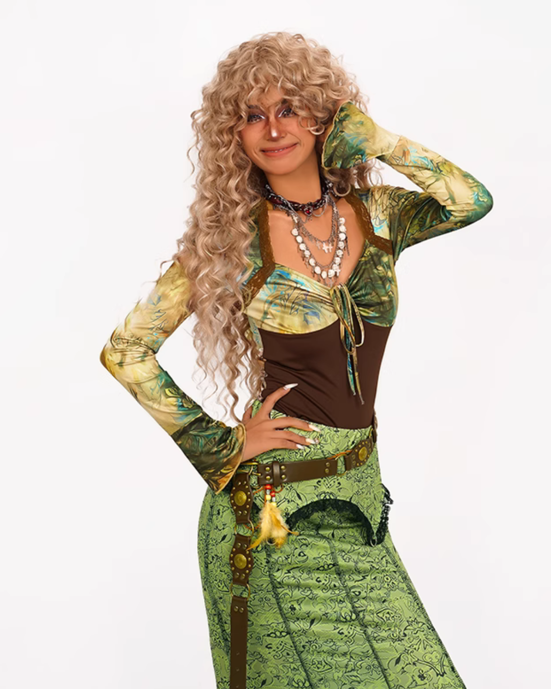 Retro Green Mermaid Skirt NIM0009