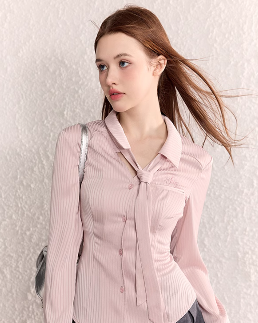 Satin Silky Waist Shirt AFD0005