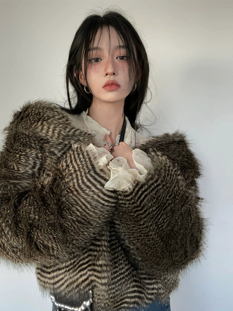 lilLilly cowファーコート 新品未使用タグ付き lilLilly cow lilLilly cowファーコート 新品未使用タグ付き lilLilly cow