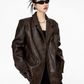 Vintage Leather Jacket  ICM0066