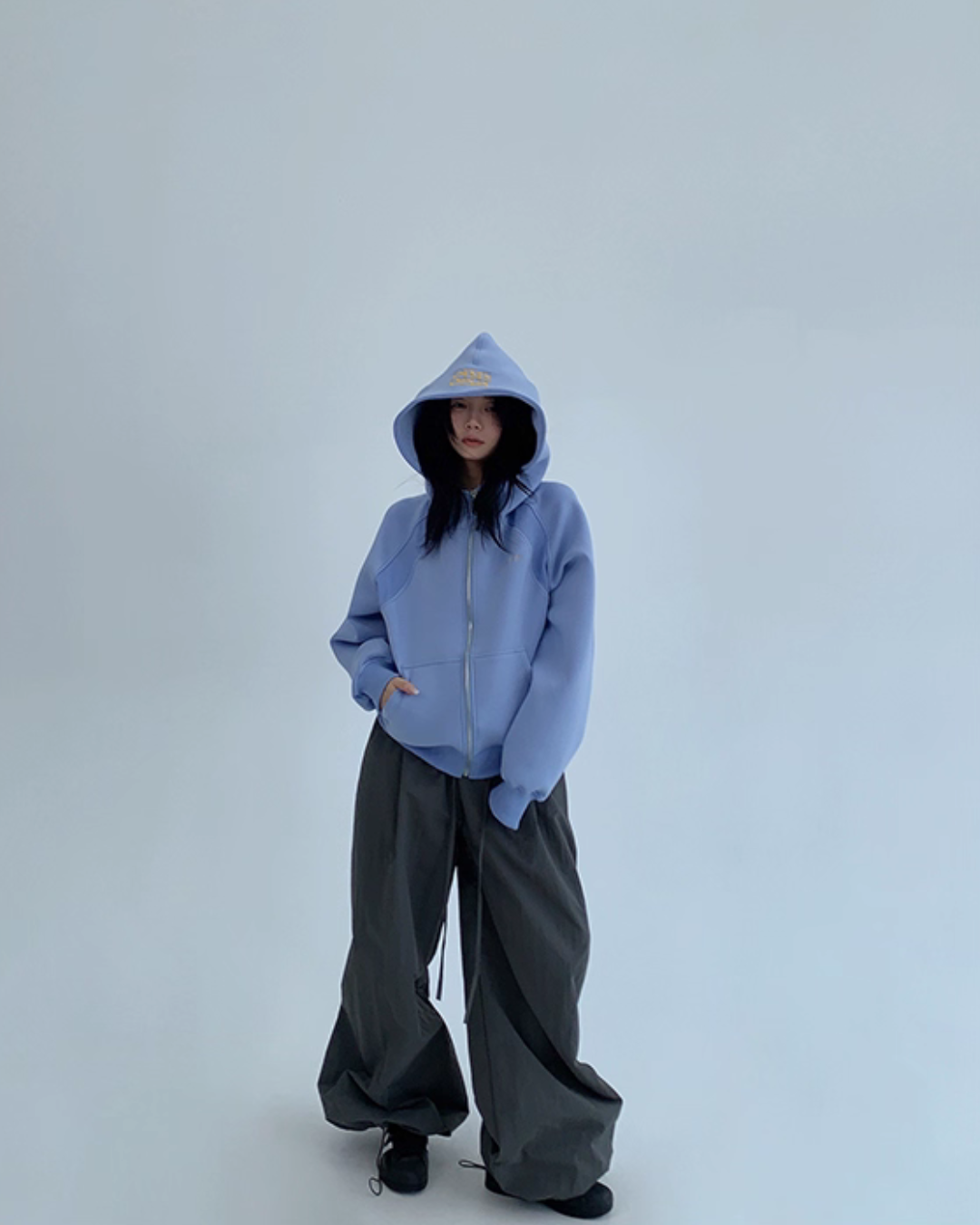 Big Hood Zip Hoodie YLS0938