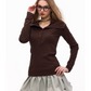 Half Button Long Sleeve Top MDB0003