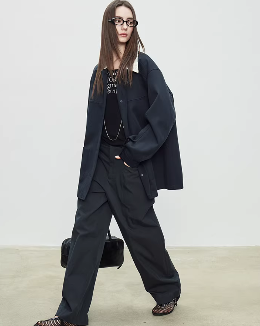 Patchwork Mid-Length Trench Coat TEO0008