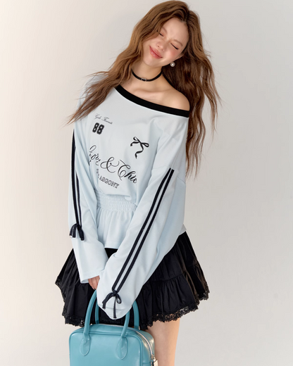 Jersey Element Top / Frill Skirt ASG0004