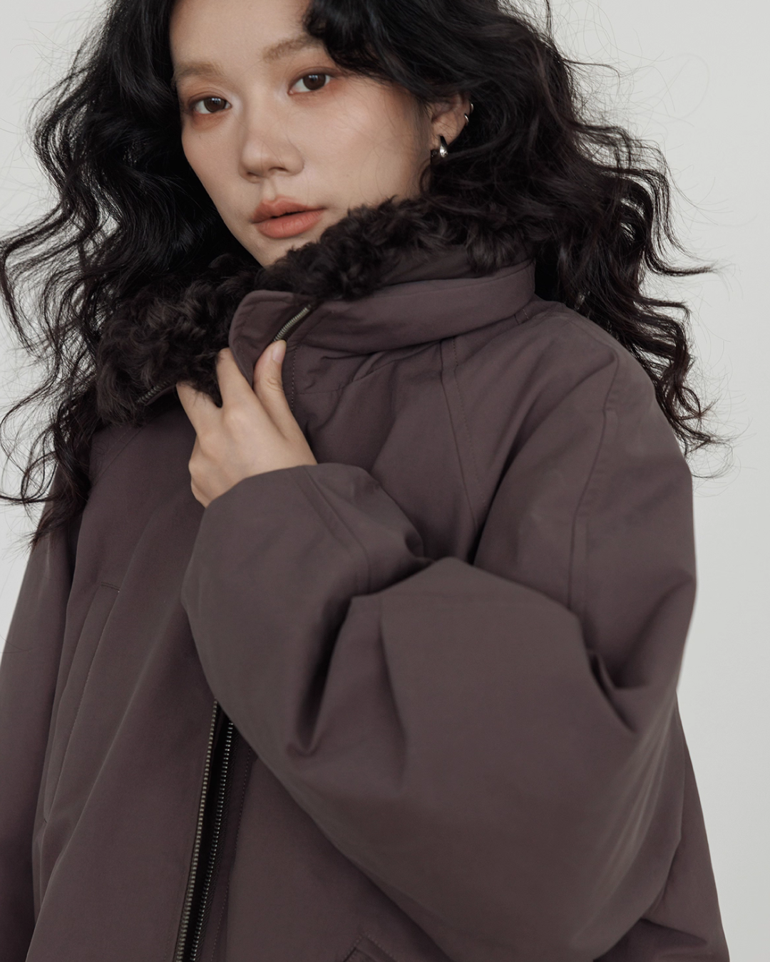 Wool Collar Vintage Jacket VAS0173