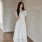 French Lace Flare Dress SMS0017