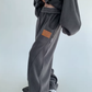 Fleece Zip-Up Hoodie / Fleece Wide Pants YLS1016