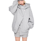 Short Wool Hooded Coat EZK0102