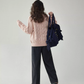 Round Neck Cable Knit Top AMU0042