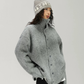 High Neck Button Knit Cardigan ACS0393