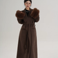 Fur Cuff Long Coat SRS0403