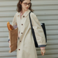 Paid Collar Long Coat RLZ0017