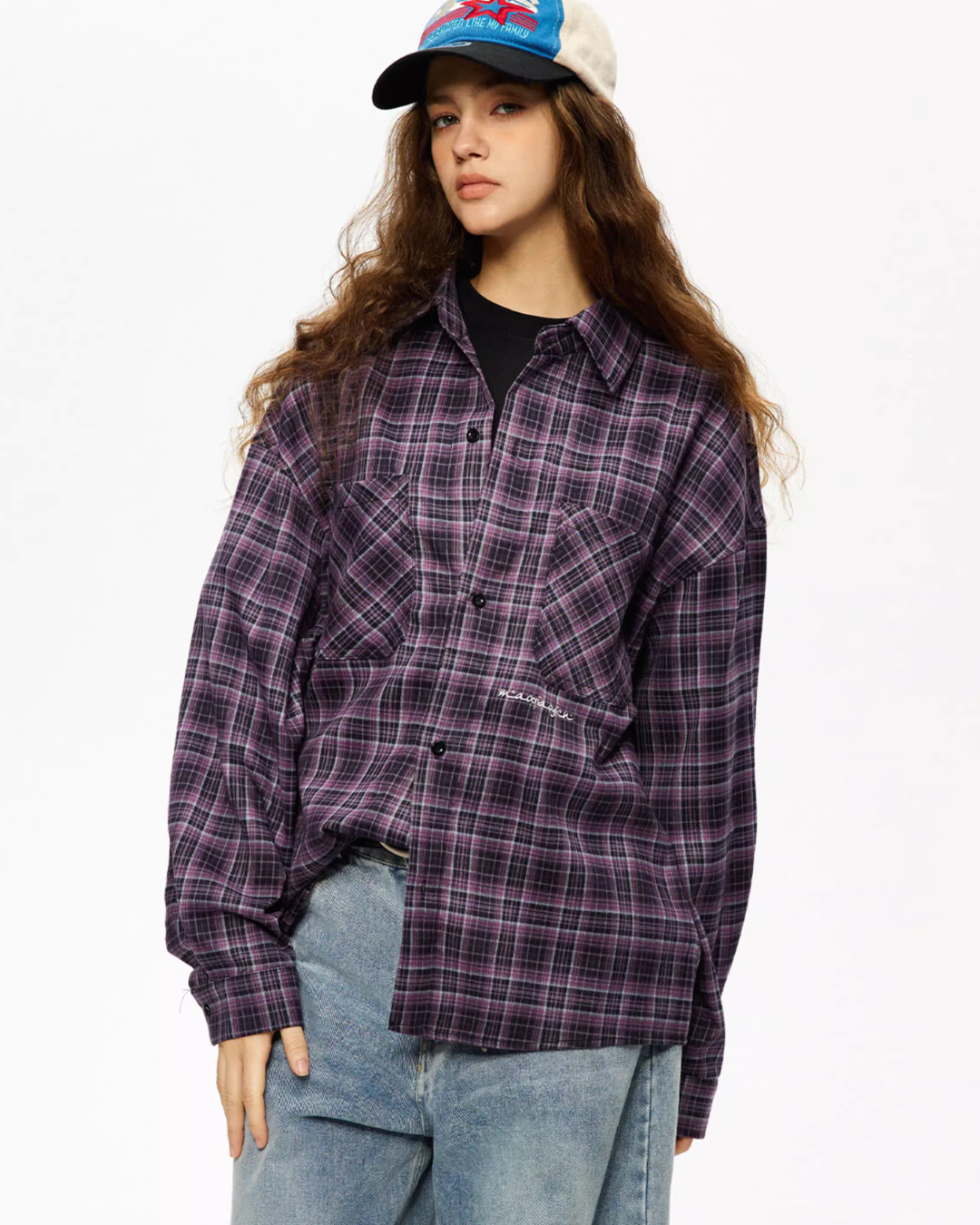 Block Plaid Street Shirt NDC0010