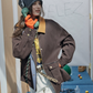Plaid Design Loose Silhouette Jacket RLZ0014