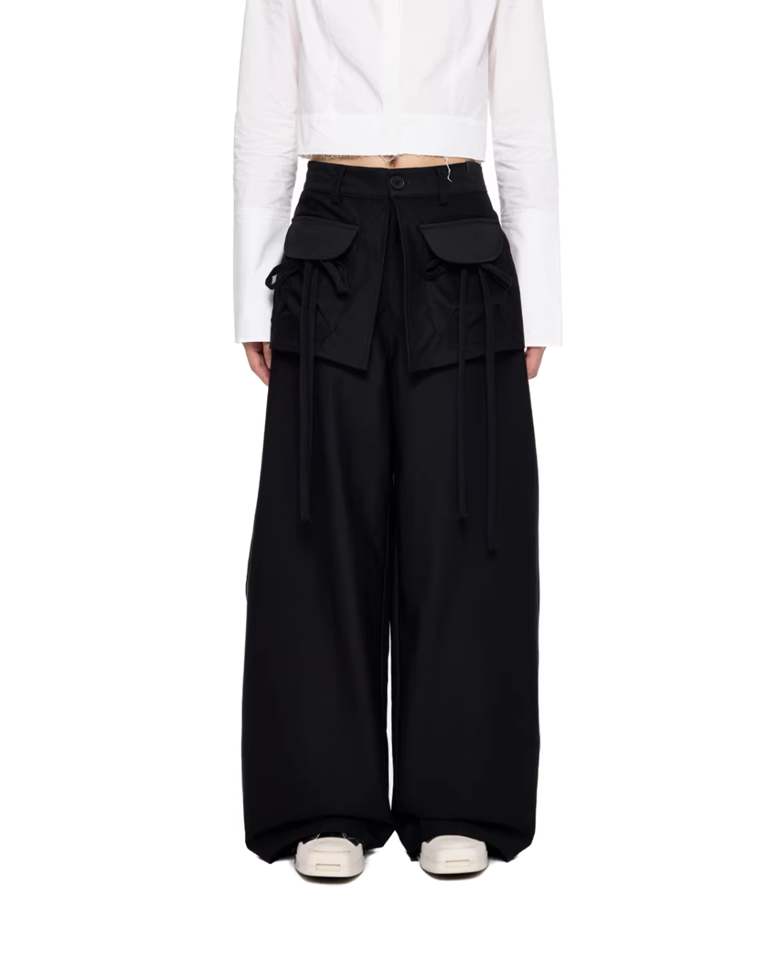 Pocket Wide-Leg Pants EZK0100